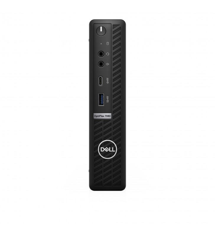 Dell optiplex 7080 10th gen intel® core™ i5 i5-10500t 16 giga bites ddr4-sdram 256 giga bites ssd mff negru mini pc windows 10