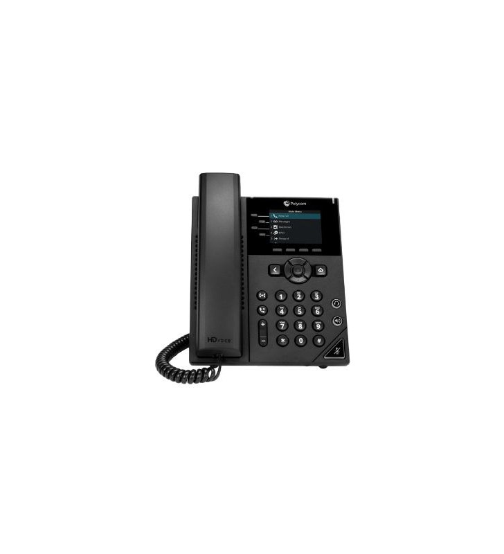 Vvx 250 sfb 4-line ip phone poe/hd voice dual 10/100/1000 lan