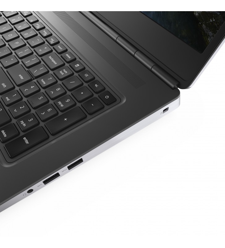 Dell precision 7750 stație de lucru mobilă negru, gri 43,9 cm (17.3") 1920 x 1080 pixel 10th gen intel® core™ i5 8 giga bites