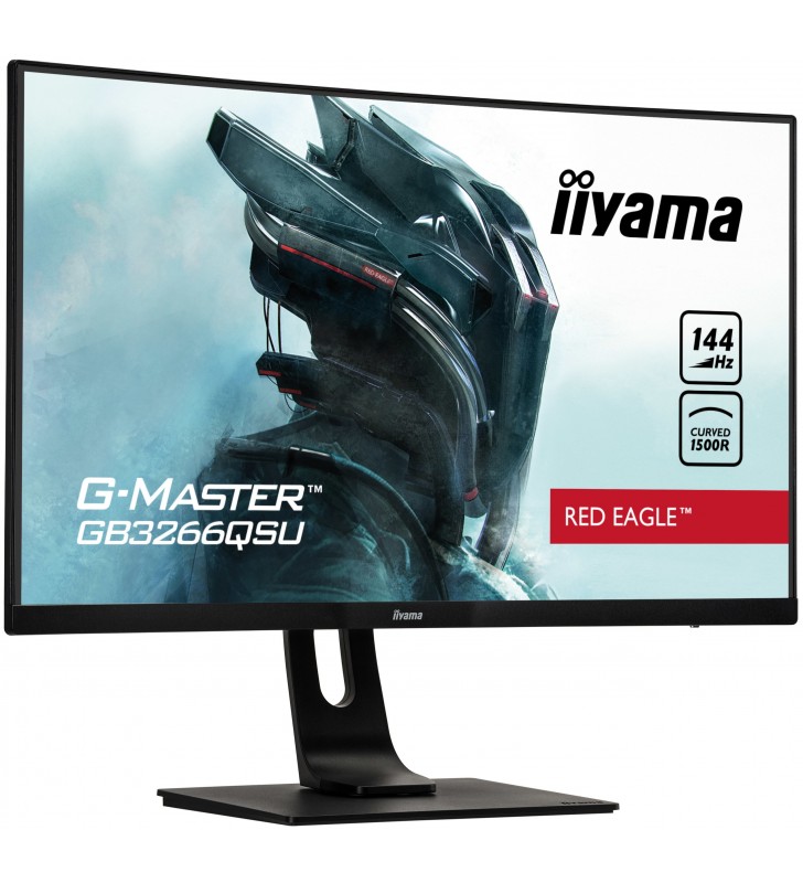 Monitor iiyama g-master gb3266qsu-b1 led display 81,3 cm (32") 2560 x 1440 pixel wqhd negru