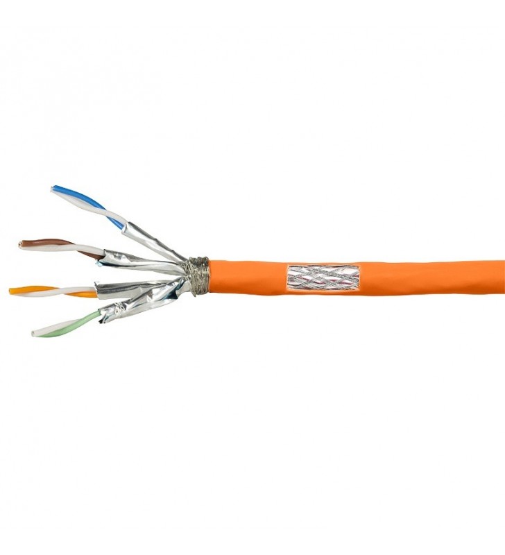 Rola cablu s/ftp logilink, cat7. 100m, cupru, solid, awg23, ecranat, "cpv0060"