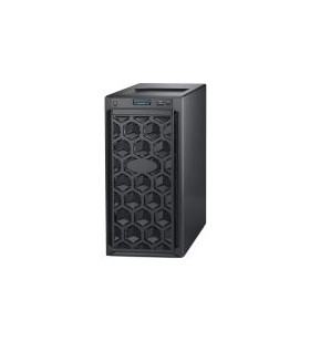 Dell poweredge t140 tower server,intel xeon e-2224 3.4ghz(4c/4t),16gb(1x16)udimm 2666mt/s,2x4tb 7.2k rpm sata(3.5 chassis up to