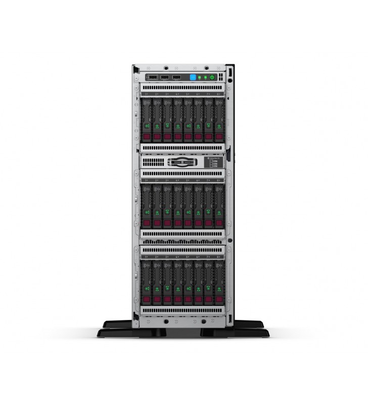 Server hpe proliant ml350 gen10, intel xeon 4210r, no hdd, 16gb ram, 8xsff, 800w