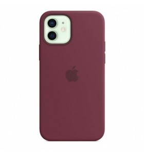 Iphone 12 pro silicone case/with magsafe - plum