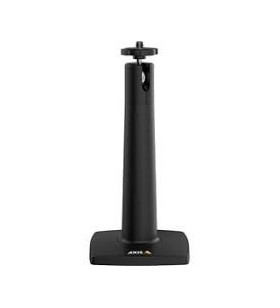 Black aluminum stand for wall or hard ceiling mount, compatible with axis m11, p13, q16 series