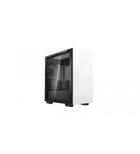 Carcasa deepcool middle-tower atx, 1* 120mm fan (inclus), tempered glass, panouri laterale magnetice, tavan amovibil, front audi