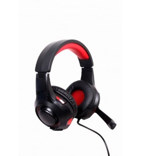 Gembird ghs-u-5.1-01 gembird gaming microphone & stereo headphones with volume control, glossy black