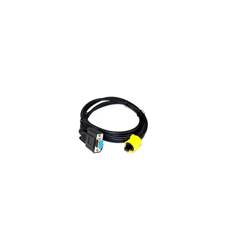 Kit acc qln/zq6 serial cable, 6' (with strain relief) pc-db9
