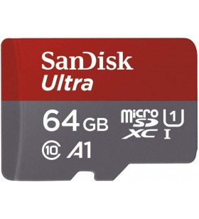 64gb sandisk ultra microsdxc+/sd 120mb/s a1 class 10 uhs-i