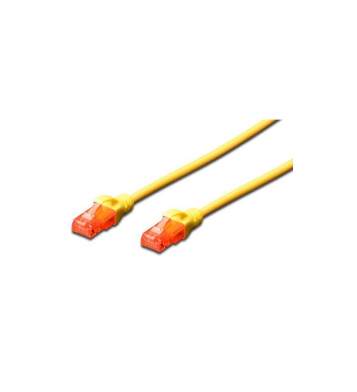 Cat 6 u-utp patch cable cu. pvc/length 0.25m color yellow