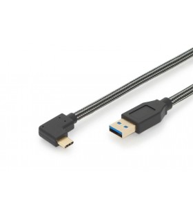 Usb type-c connection cable toa/type-c 90 a m/m 1m cotton gold