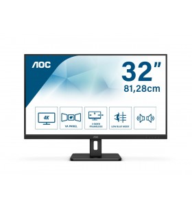Aoc essential-line u32e2n led display 80 cm (31.5") 3840 x 2160 pixel 4k ultra hd negru