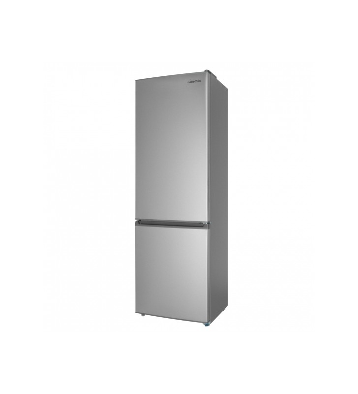 Combina frigorifica nobeltek ncs-305xa++, 305 l, a++, usi reversibile, h 188 cm, inox