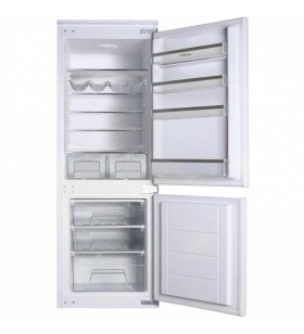 Combina frigorifica incorporabila hansa bk316.3aa, 242 l, clasa a++, control mecanic, usi reversibile, safetyglass, rafturi reglabile, alb