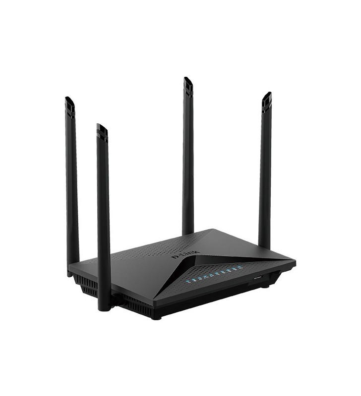 D-link dir-853 router wireless bandă dublă (2.4 ghz/ 5 ghz) gigabit ethernet negru
