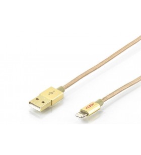 Iphone light.sync/charger cable/cable gold usb