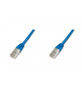 Cat5eu-utp pat.cable 1m blue/cu pvc awg 26/7