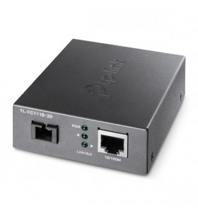 Tp-link tl-fc111b-20 convertoare media pentru rețea 100 mbit/s monomodală negru