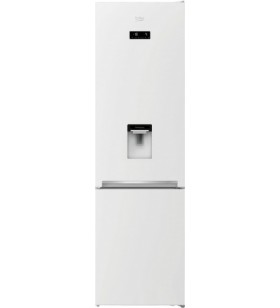 Combina frigorifica beko, 362l net, a++, neofrost dualcooling, display, dispenser apa, everfresh, alb