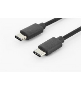 Ednet usb cable type c to c/m/m 18m high-speed ul bl