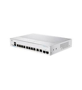 Cbs350 managed 8-port ge, full poe, ext ps, 2x1g combo
