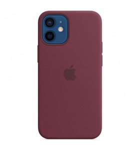 Iphone 12 mini silicone case/with magsafe - plum