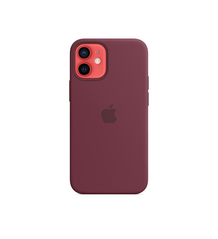 Iphone 12 mini silicone case/with magsafe - plum