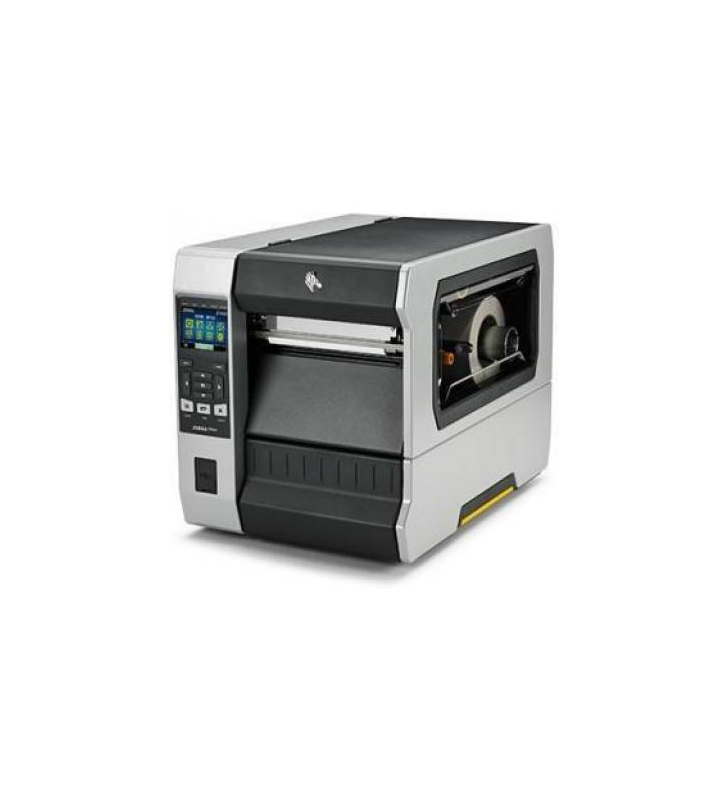 Tt printer zt620 6", 300 dpi, euro and uk cord, serial, usb, gigabit ethernet, bluetooth 4.0, usb host, tear, color touch, zpl