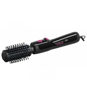 Rowenta cf9032f0 ondulatoare și modelatoare de păr perie cu aer cald negru, roz 1,8 m 700 w