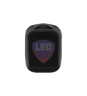 Ledme backpack, animated backpack with led display, polyester+tpu material, dimensions 42*31.5*15cm, led display 64*64 pixels, b