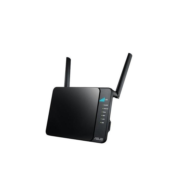 Asus 4g-n12 router wireless fast ethernet 3g negru