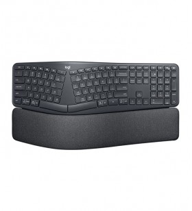 Logitech ergo k860 tastaturi rf wireless + bluetooth qwerty nordic negru