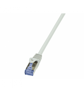 Logilink cq4112s logilink - cat.6a patch cable made from cat.7 raw cable, grey, 20m