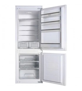 Combina frigorifica incorporabila hansa, 242 l, clasa a+, control mecanic, usi reversibile, safetyglass, rafturi reglabile, alb