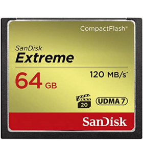 Cf card 64gb extreme/120mb/s - 85mb/s write