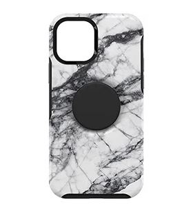 Otter+pop symmetry iphone 12 //iphone 12 pro white marble