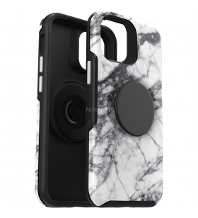 Otter+pop symmetry iphone 12/mini white marble