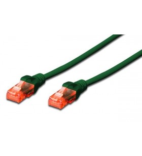 Cat 6 u-utp patch cable cu. pvc/length 5m color green