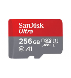 Sandisk ultra 256gb microsd/chromebook 120mb/s uhs-i adapter