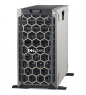 Dell poweredge t440 tower server,intel xeon silver 4208 2.1g (8c/16t), 16gb(1x16gb) 2666 mt/s rdimm, 600gb 10k rpm sas - 2.5in hot-plug hdd 3.5in hyb carr(chassis with up to 8, 3.5" hot plug hdd), perc h330, idrac9 express, 3yr nbd