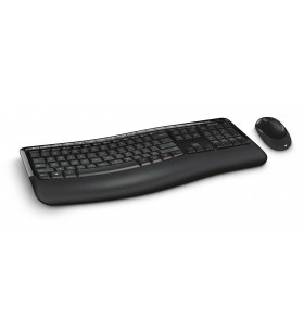 Microsoft comfort desktop 5050 tastaturi rf fără fir qwerty eer internațional (regiunea est europeană) negru