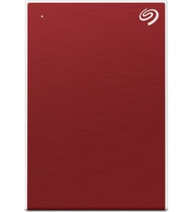 Seagate one touch hard-disk-uri externe 5000 giga bites roşu