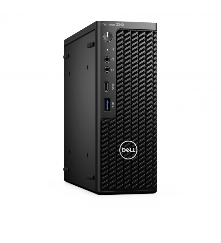 Dell precision 3240 10th gen intel® core™ i5 i5-10500 8 giga bites ddr4-sdram 256 giga bites ssd cff negru stație de lucru