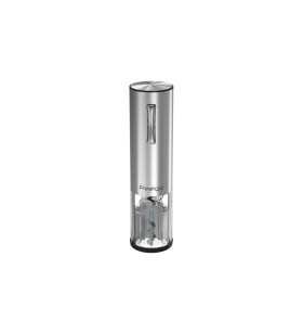 Nemi, smart wine opener, aerator, vacuum stopper preserver, foil cutter, 500mah battery, dimensions d 48.2mm* h 183mm, silver