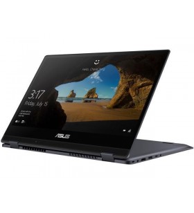 Ultrabook asus 14' vivobook flip 14 tp412fa, fhd touch, procesor intel® core™ i5-10210u (6m cache, up to 4.20 ghz), 8gb ddr4, 256gb ssd, gma uhd, win 10 home, star grey