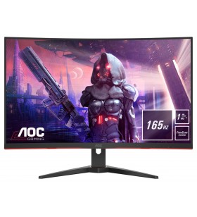 Aoc gaming cq32g2se/bk led display 80 cm (31.5") 2560 x 1440 pixel 2k ultra hd negru, roşu
