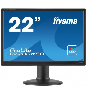 Iiyama prolite b2280wsd-b1 led display 55,9 cm (22") 1680 x 1050 pixel negru