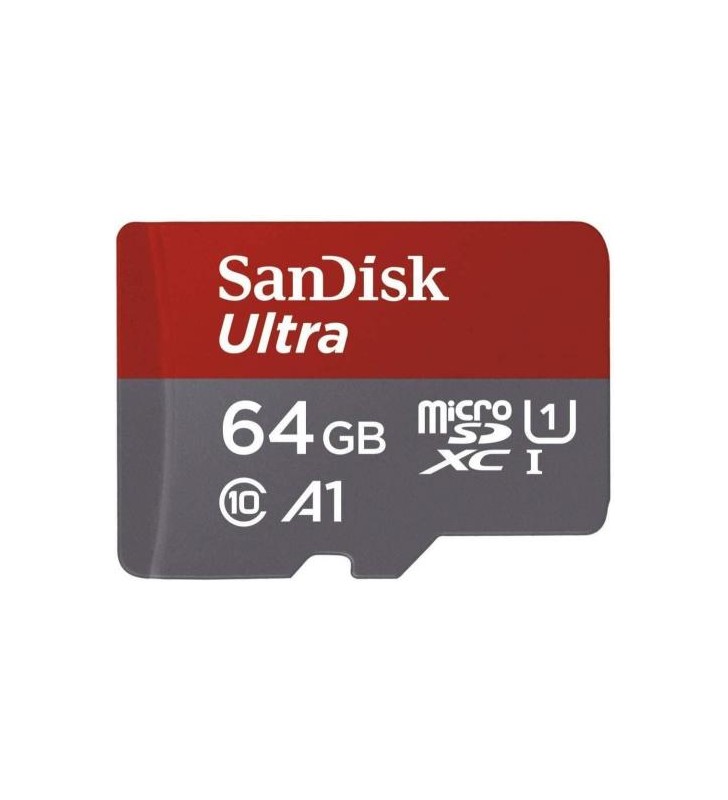 Sandisk ultra microsdxc 64gb 120mb/s a1 cl.10 uhs-i + adapter
