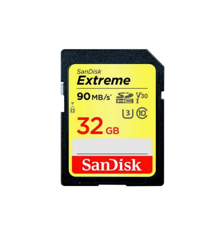 Extreme sdhc card 32gb/90mb/s v30 uhs-i u3 2-pack