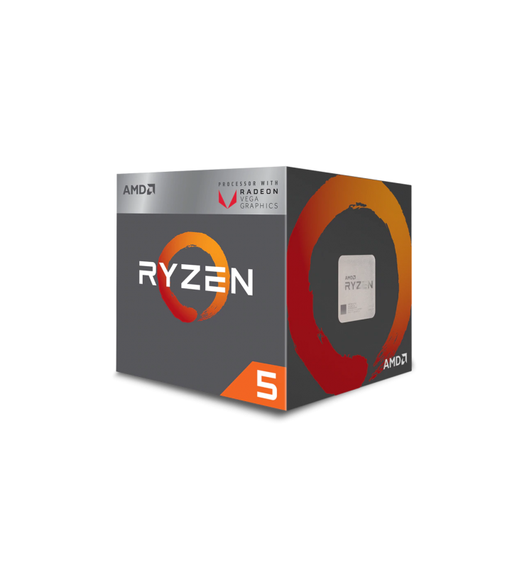 Amd cpu desktop ryzen 5 4c/8t 2400g (3.9ghz,6mb,65w,am4) box, with wraith stealth cooler and rx vega graphics